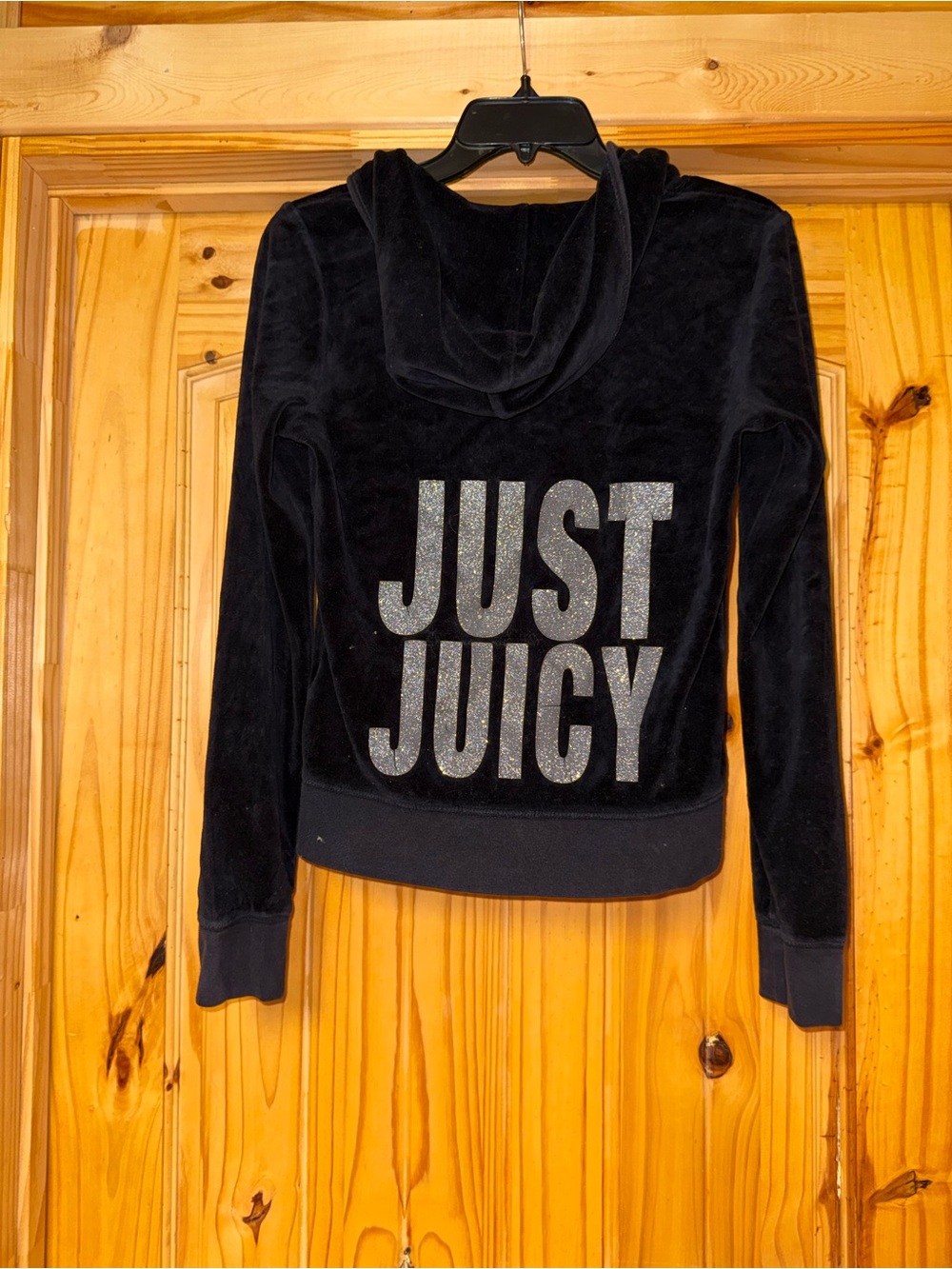 Lot of 2 Juicy Couture Velour Cropped Hoodie with Logo vintage